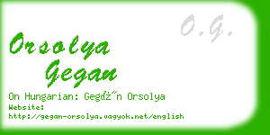 orsolya gegan business card